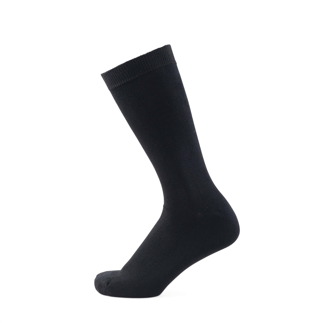 bamboo school socks black