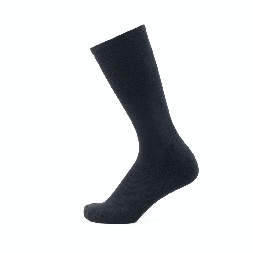 bamboo cushion foot circulation black sock