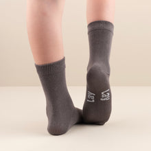 Load image into Gallery viewer, Bamboo School Socks - Grey (3 Pack)
