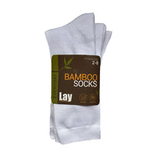 Load image into Gallery viewer, Bamboo School Socks - White (3 Pack)
